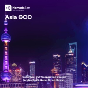 Asia GCC - Paquetes de GB por días
