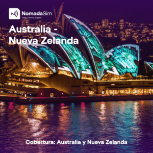 Australia - Nueva Zelanda - Paquetes de GB por días