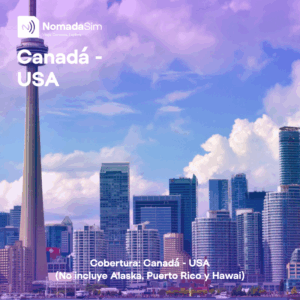 eSIM Canadá: Paquetes de GB por días