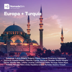Europa + Turquia - Paquetes de GB